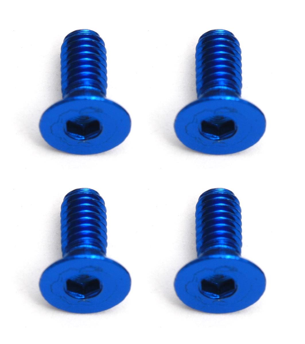 FT Screws, 2.5x6 mm FHCS, blue aluminum - Abbildung 1