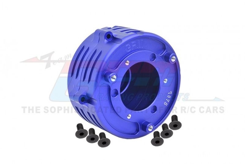 GPM ALU 7075 FLYWHEEL HOUSING blau 1/4 PROMOTO-MX MOTORCYCLE RTR MX012B