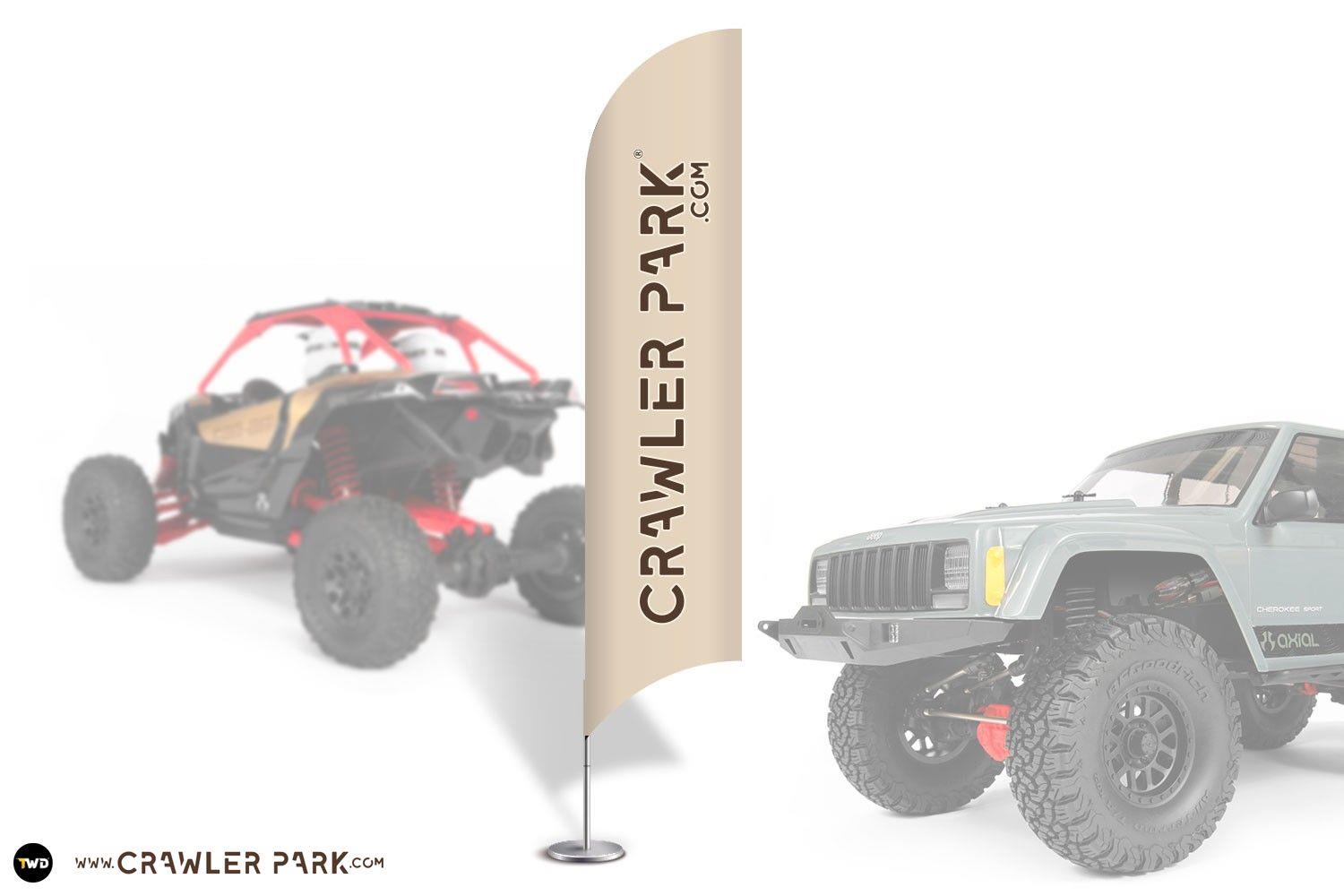 ToysWD Crawler Park: Flag Crawler park 1/10 (2 pieces) TWD100017 - Abbildung 1