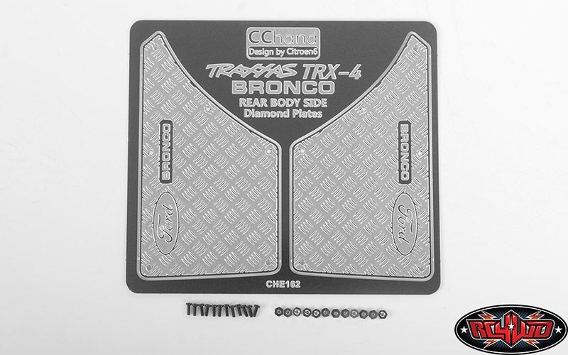 RC4WD Rear Quarter Diamond Plates for Traxxas TRX-4 79Bronco VVV-C0486