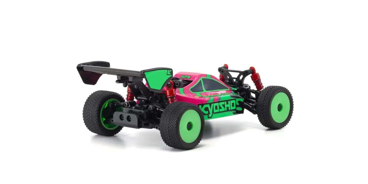 Kyosho Mini-Z MB010 Readyset 4WD Inferno MP9 TKI3 Pink-Grün 32093PGR