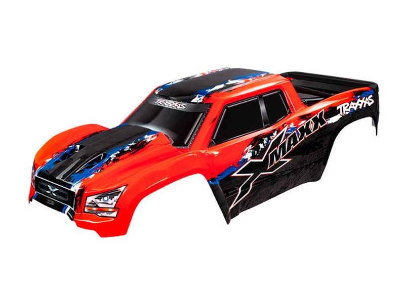 Traxxas Karo XMAXX rot mit Aufkleber 7811R