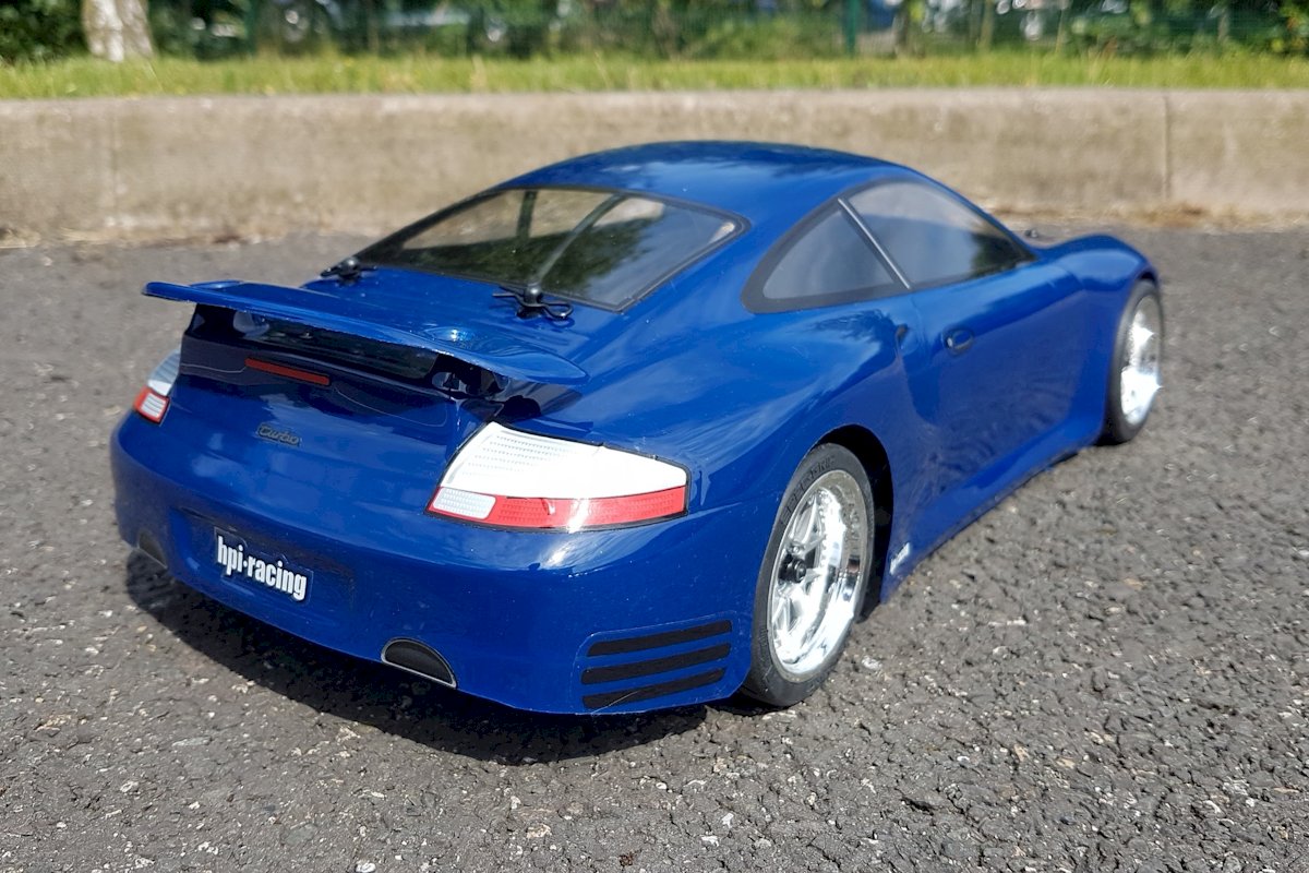 HPI Porsche 911 Turbo Karosserie klar 255WB (200mm) 7435
