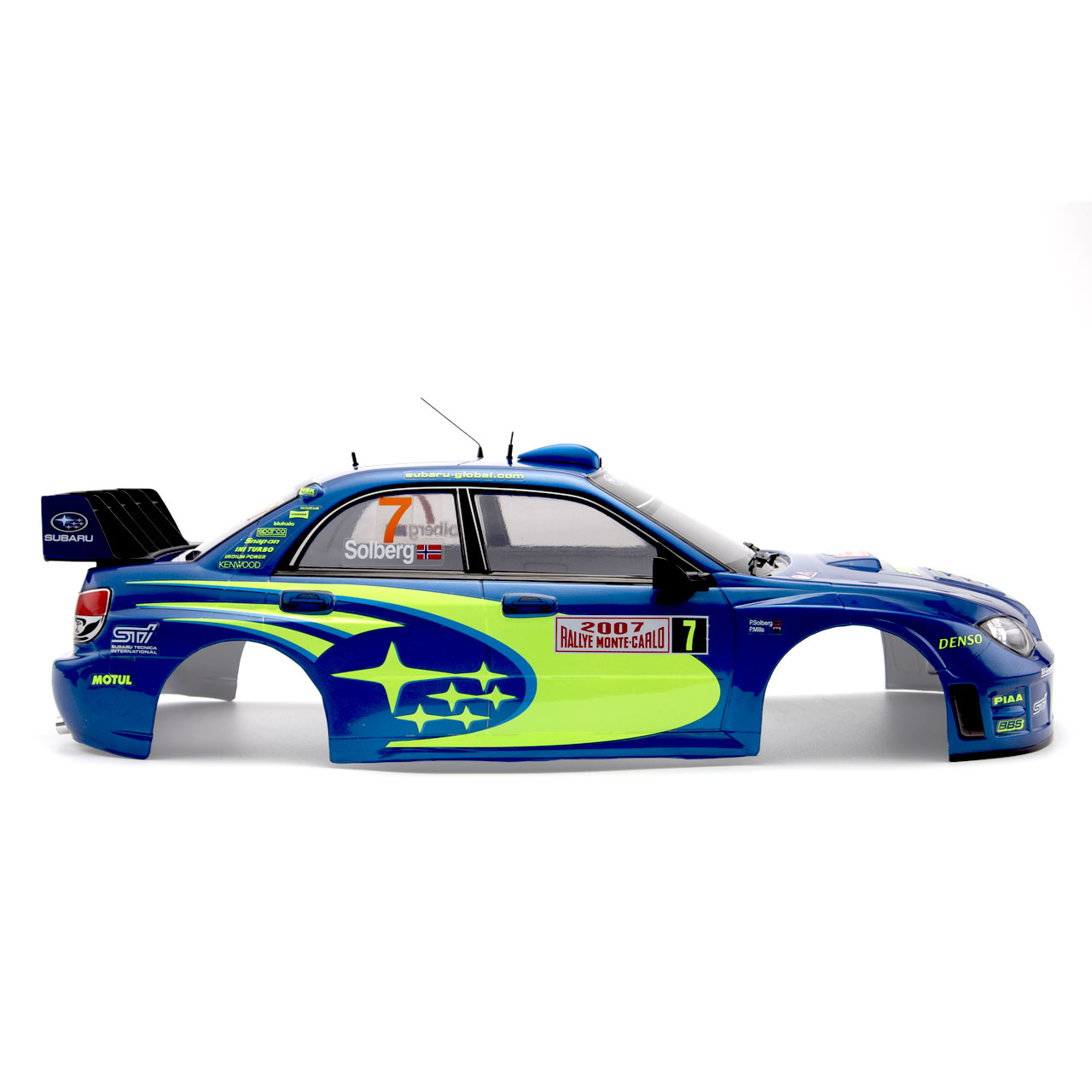 Killerbody Subaru Impreza WRC 2007 Karosserie Blau lackiert 195mm RTU KB48762