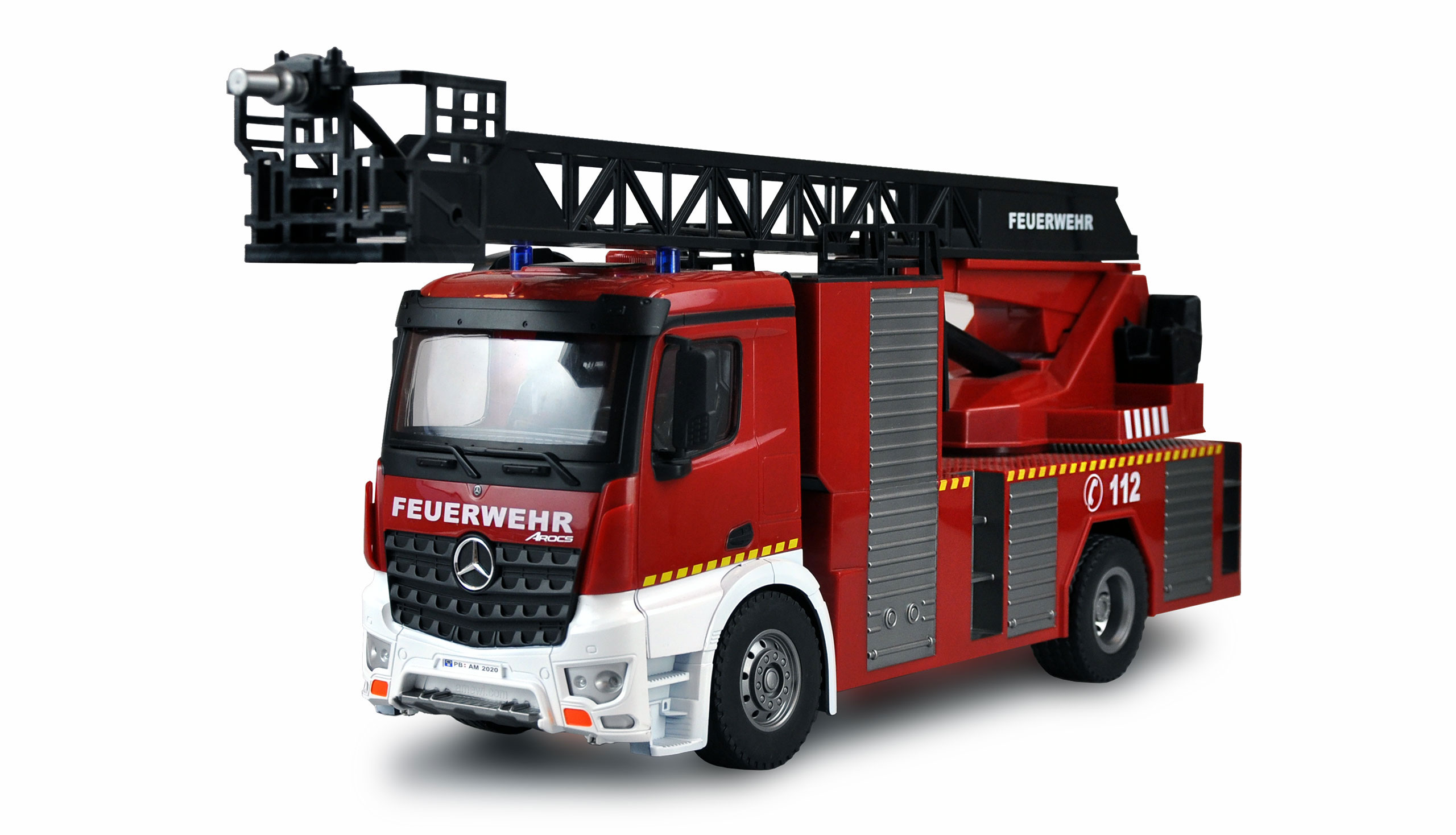 Amewi Mercedes-Benz Feuerwehr Drehleiterfahrzeug 1:18 RTR 22502