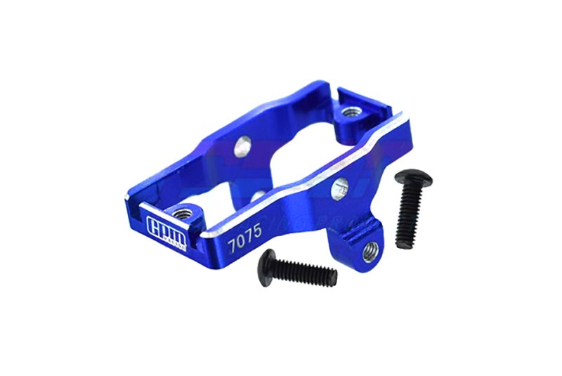 GPM Servo-Halter 7075-T6 Alu blau Traxxas-4M