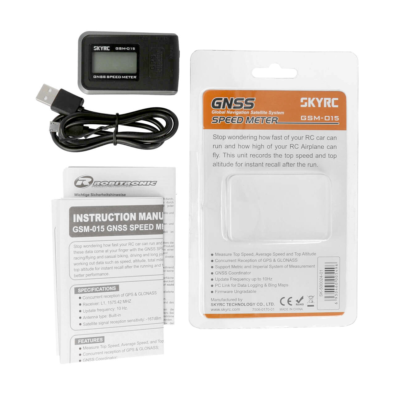 SkyRC GPS Geschwindigkeits Messgerät SK-500024-01 - Abbildung 4