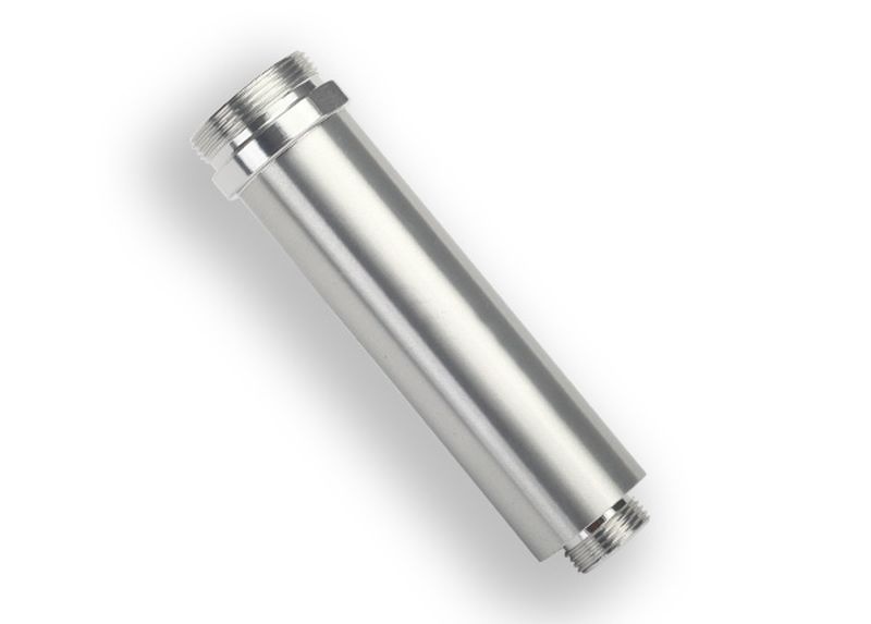 Dämpfergehäuse GTR, 64mm silber Alu vo ohne Gewinde 8453