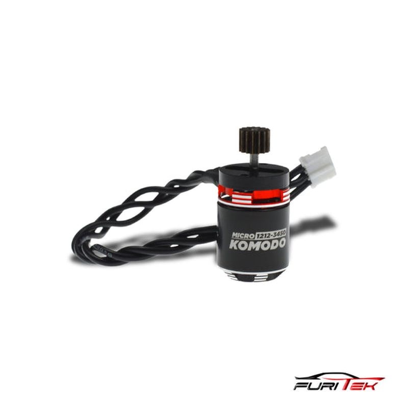 FURITEK Micro Komodo 1212 3450kV Brushless Motor mit 15Z Ritzel für Fury Wagon FX118 FUR-2424