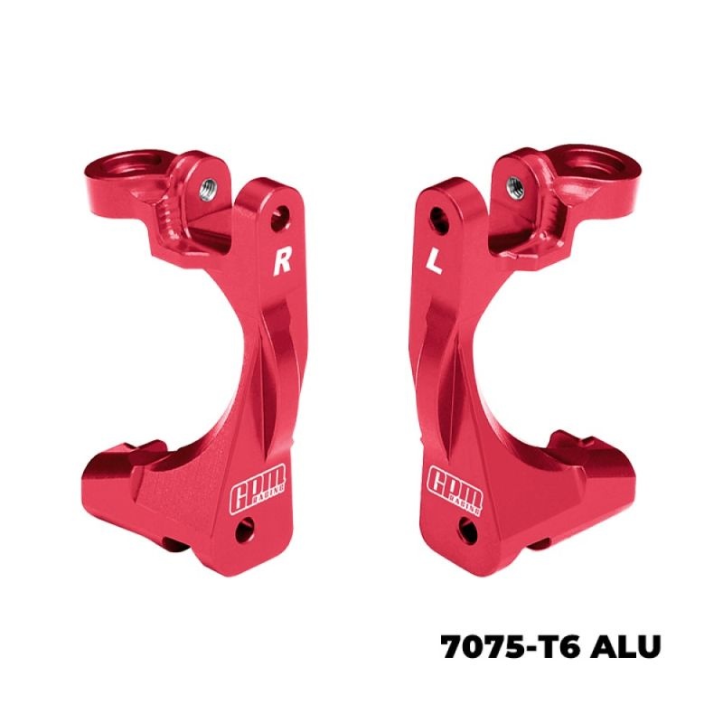 GPM Alu C-Hubs vorne rot Traxxas Jato 4x4 TJ019R