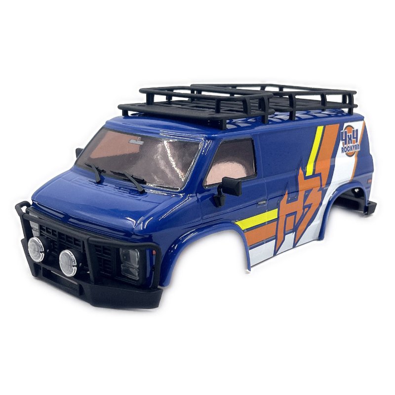 Hobby Plus Finished Body for Rock Van V2 , Blue 240536