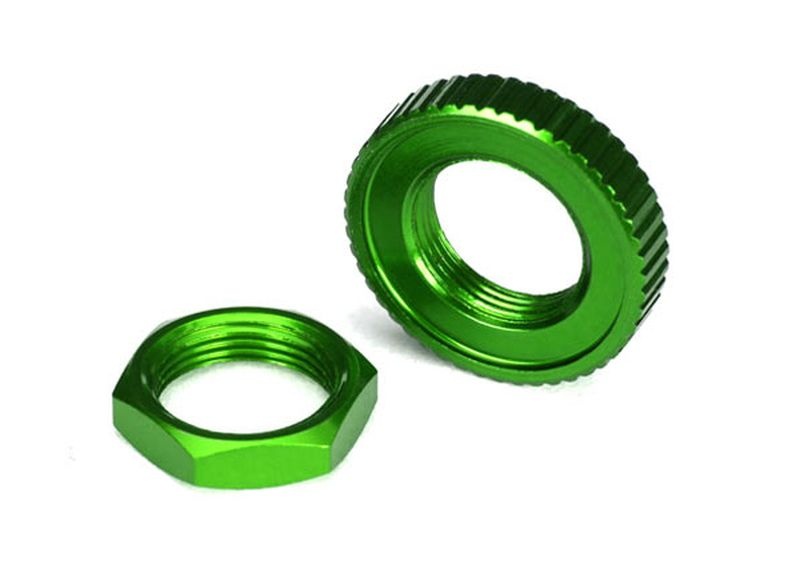 Traxxas Servo Saver Muttern Alu grün (hex (1), serrated (1)) 8345G - Abbildung 1