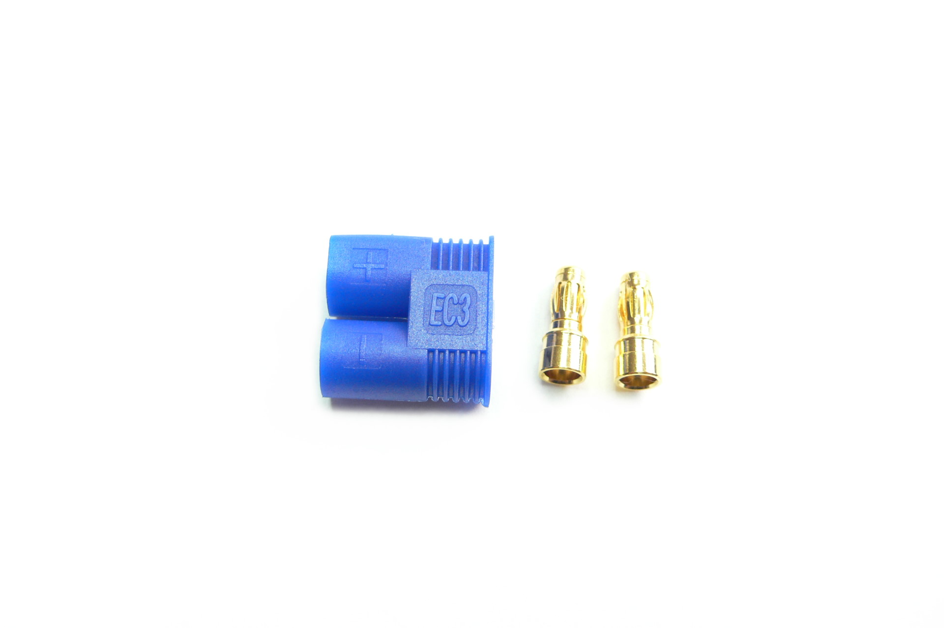 EC3 Goldkontakt Stecker Goldstecker 3,5mm Reglerseitig male männchen lose - Abbildung 1
