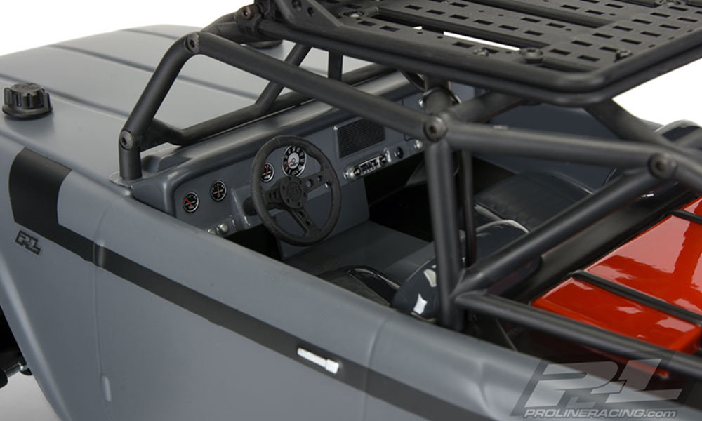 ProLine Ambush Clear Body with Ridge-Line Trail Cage for PRO-MT 4x4 & Stampede 4x4 3504-00