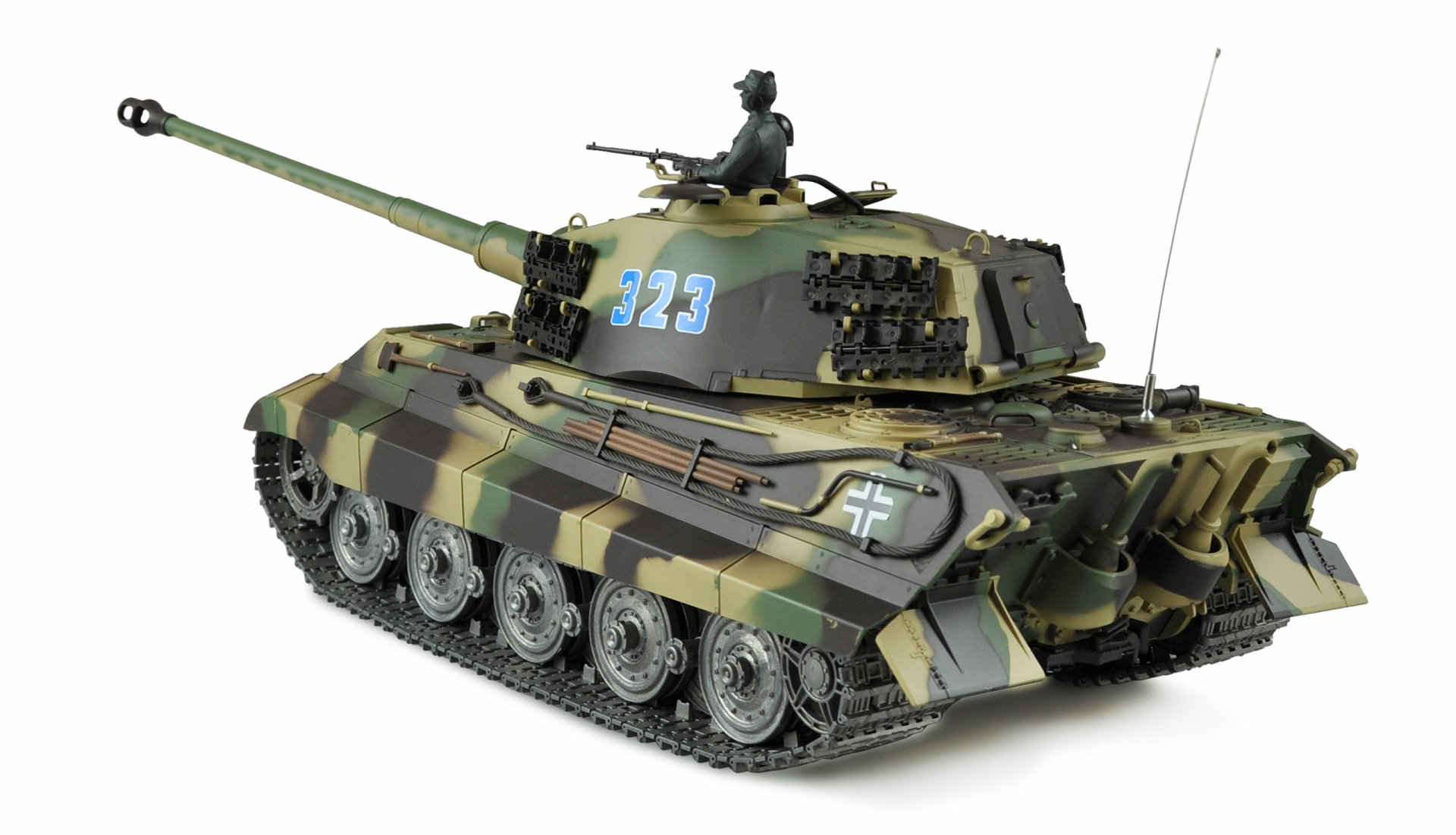 Amewi Königstiger Henschelturm 1:16 Professional Line IR/BB 23110 - Abbildung 2