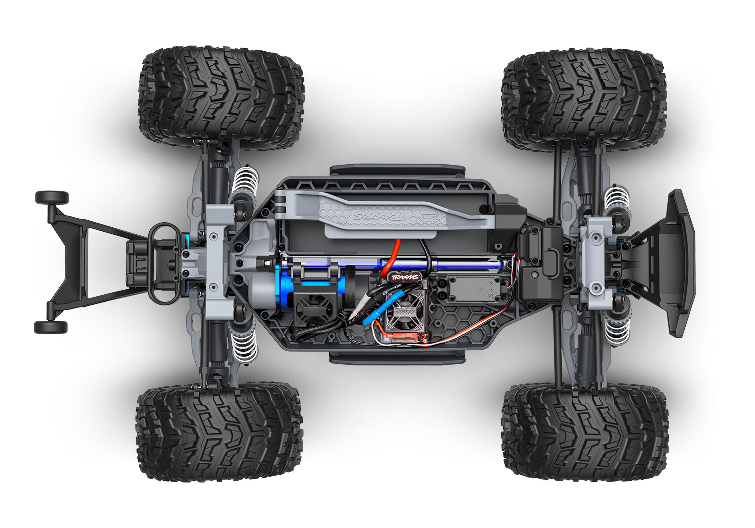 Traxxas Stampede 4x4 VX3 Brushless Monstertruck Rot 1:10 RTR 67454-4 - Abbildung 4