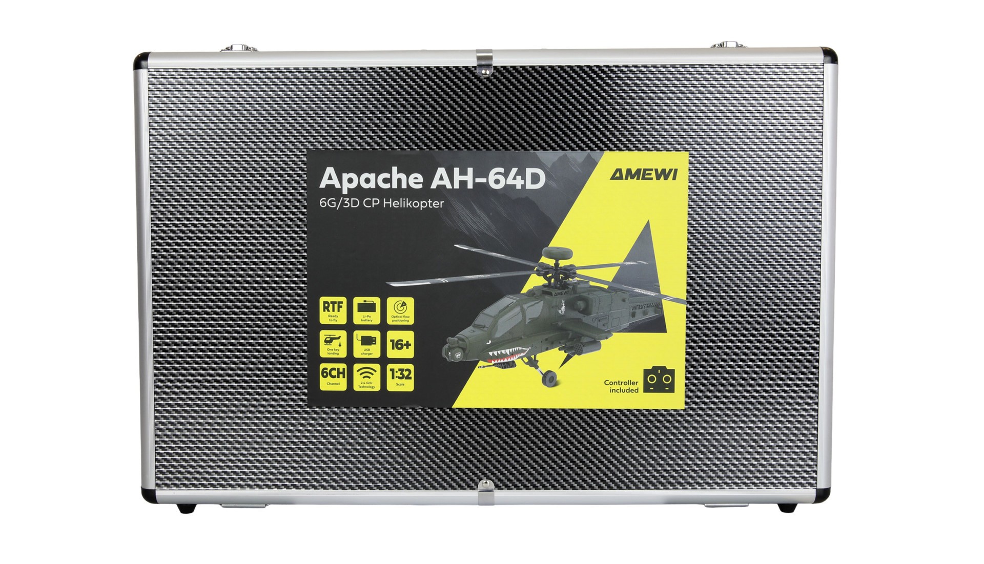 Amewi Apache AH-64D CP Helikopter 6G/3D RTF grün 25368 - Abbildung 9