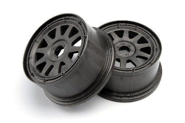 HPI TR-10 Felge Gunmetal (120X60mm/vorne/-4mm Offset) 104972