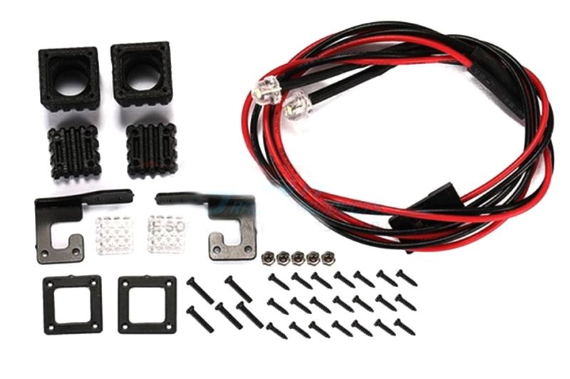 GPM Scheinwerfer (Typ A) vorn schwarz Traxxas Traxxas4 & 6