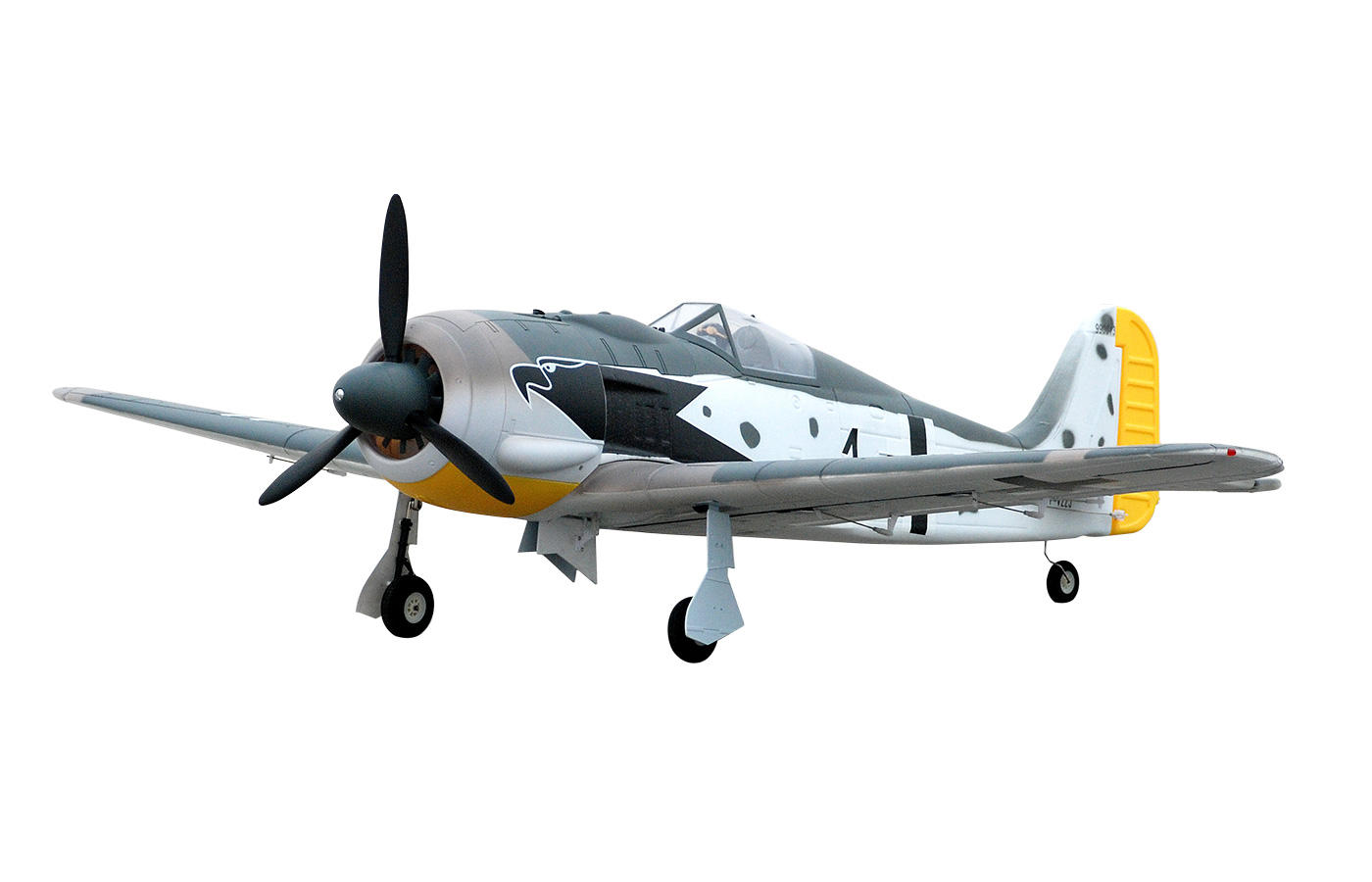 Modster Focke Wulf FW190 PNP 1200mm Elektromotor Warbird MD10219 - Abbildung 1