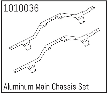 Hobby Plus Aluminum Main Chassis Set 240059