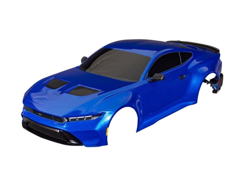 Traxxas Karosserie Ford Mustang komplett mit Anbauteilen blau 4-Tec Drift 10511-BLUE - Abbildung 1