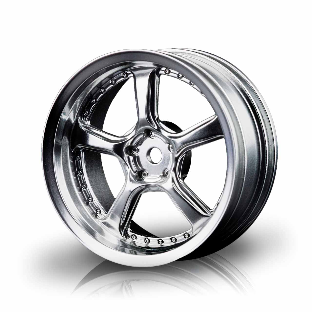 102033FS Drift Felge Kairos mattsilber (+5mm Offset) (4 Stück)