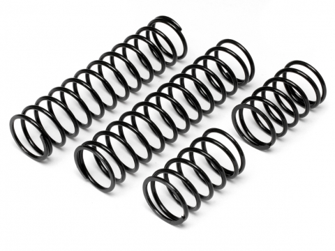 HPI Dämpferfeder Set 23X155X2.2mm 17.5W (Schw) 86762