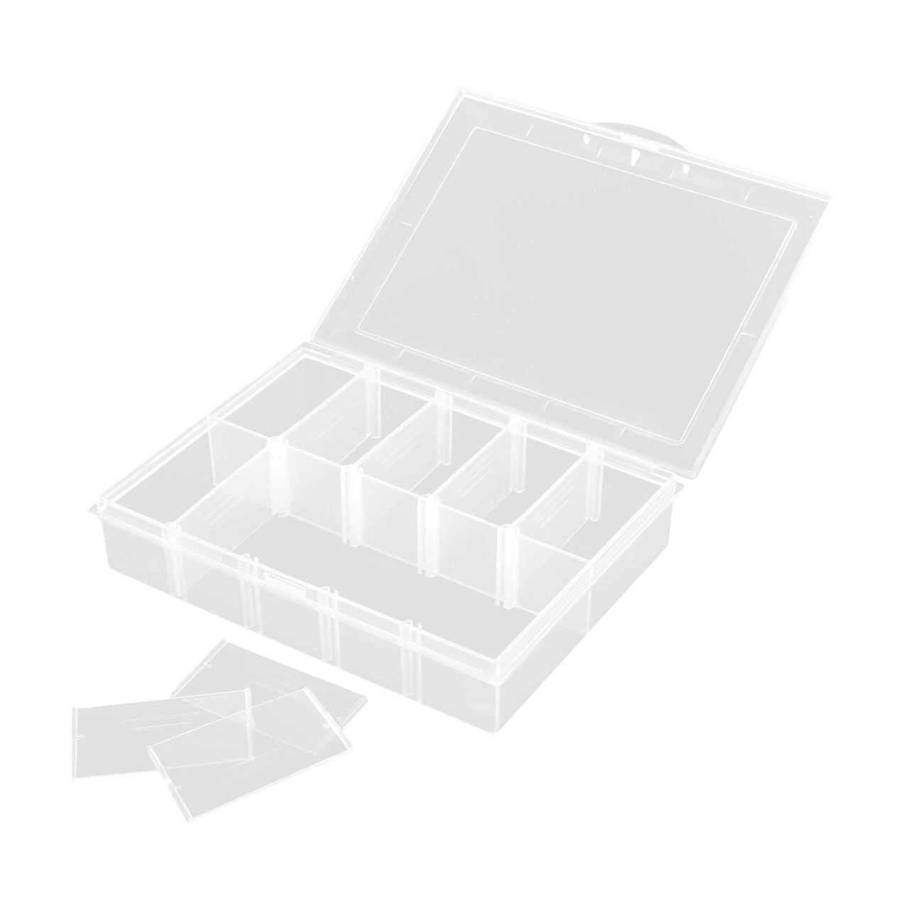 Robitronic Sortierkasten 10 Fächer variabel 134x100x29mm R14032
