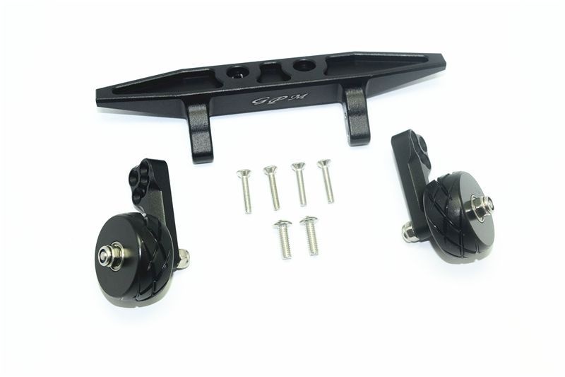 GPM Alu Wheelie-Bar hinten schwarz Traxxas Rustler 4x4
