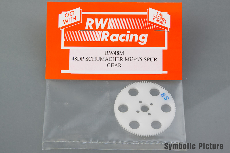 RW48M78 Hauptzahnrad 48dp 78Z für Schumacher Mi3/4 - Abbildung 2