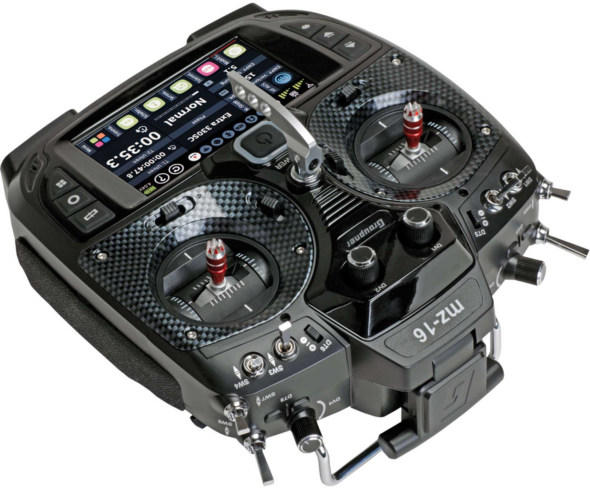 GRAUPNER MZ-16 HOTT 16-KANAL Einzelsender 2,4Ghz Fernsteuerung S1047.77