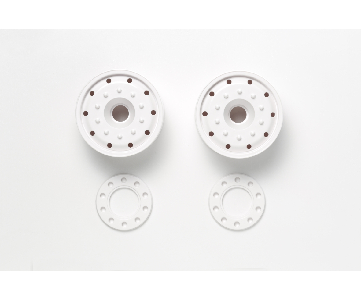 Tamiya 56544 1:14 Breitfelgen (2) vorne 30mm weiss 300056544