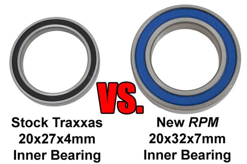 RPM Ersatz-Radlager innen für RPM oversized Radträger TRAXXAS XMAXX (20x32x7mm) 81670 - Abbildung 1