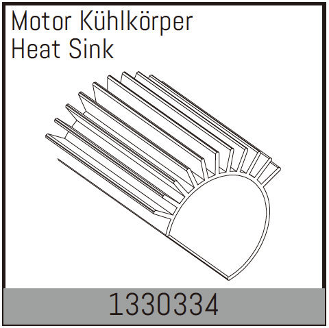 Absima Motor Kühlkörper 1330334