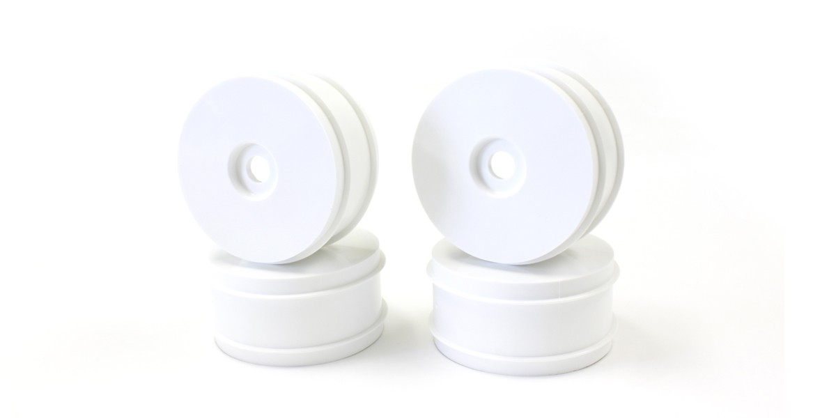 Kyosho FELGEN INFERNO MP9 WEISS (4) DISH IFH004W