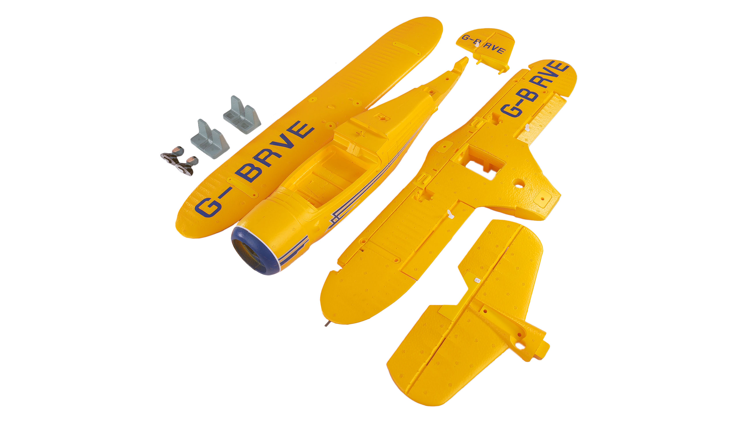 Amewi Rumpf Set komplett Beech D17S gelb 24143-01
