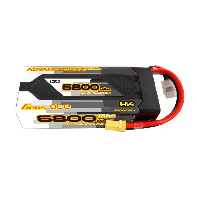Gens ace Advanced LiPo 6S 22.8V-6800-100C(EC5) 165x47x68mm 950g GE5AD-6800HV-6C5 - Abbildung 1