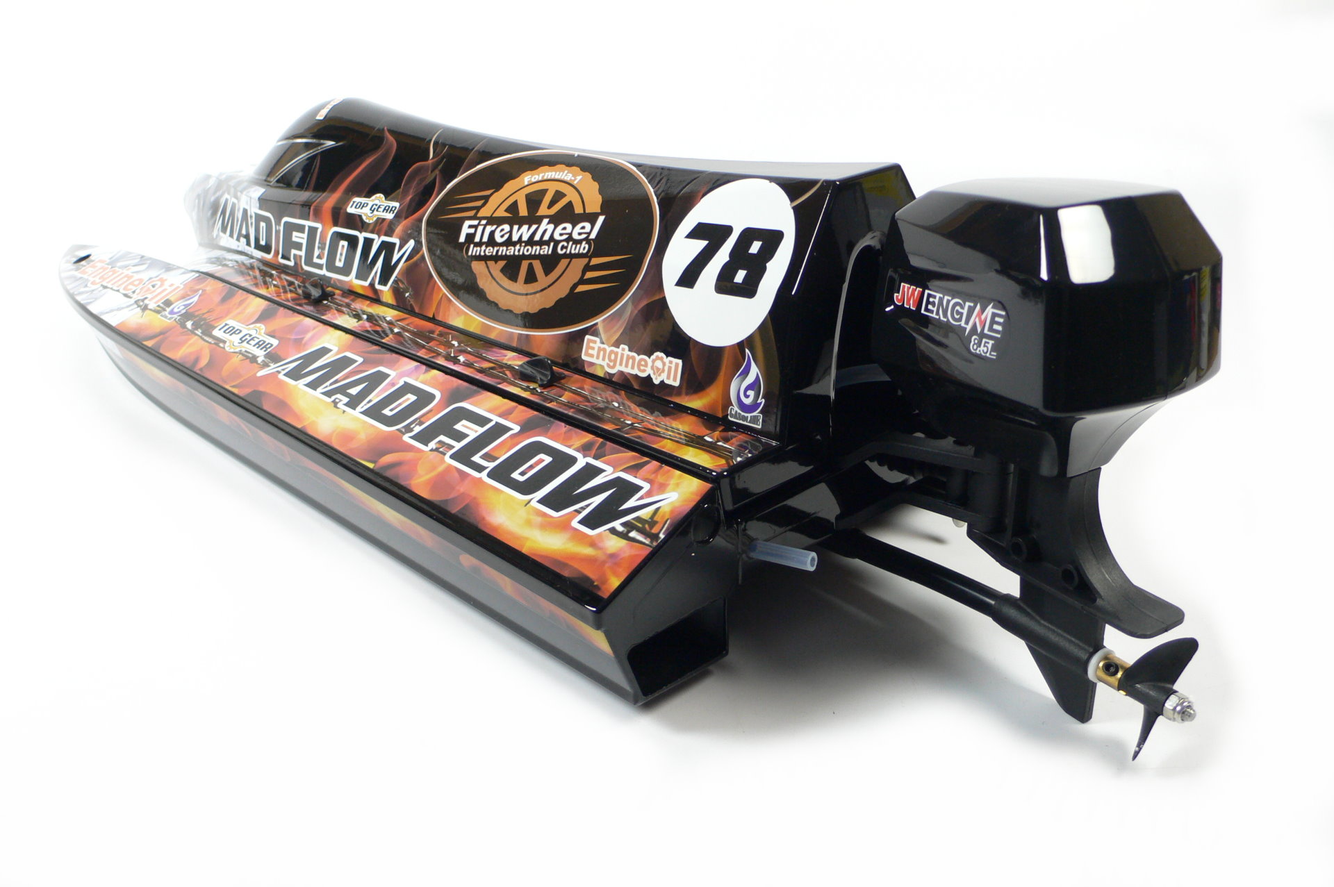 Joysway Mad Flow V3 Formel 1 Boot 590mm Brushless Rennkatamaran 26091 - Abbildung 3