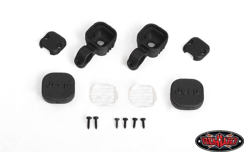 RC4WD Offroad Light Set for Axial 1/10 SCX 10 III Jeep JLU Wrangle VVV-C1125