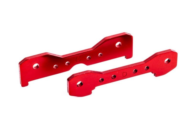 Traxxas Tie-Bars hinten 6061-T6 Alu rot eloxiert 9528R
