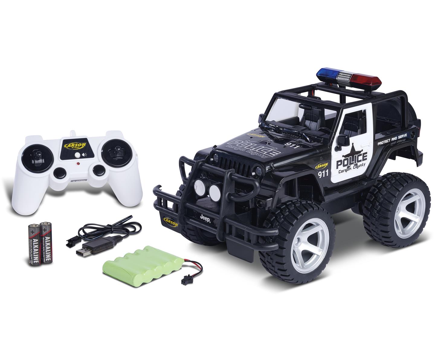 Carson 04267 1:12 Jeep Wrangler Police 2.4G 100% RTR 500404267