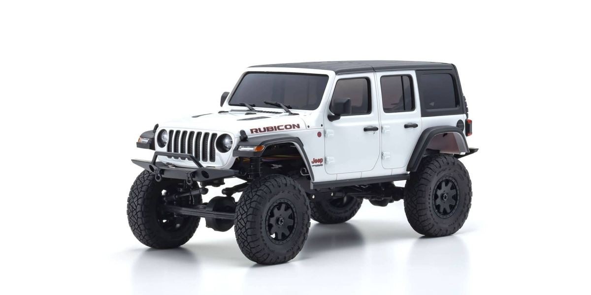 Kyosho Mini-Z 4X4 MX-01 Jeep Wrangler Rubicon Bright White (KT531P) 32521W