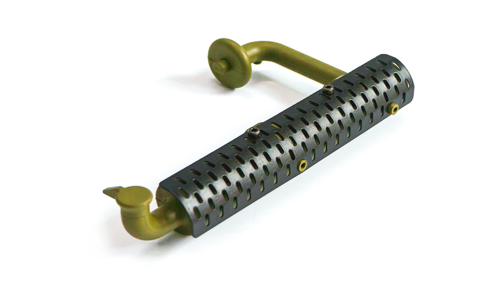 Amewi Schalldämpfer mit Hitzeblech für 8x8 Truck sand T039