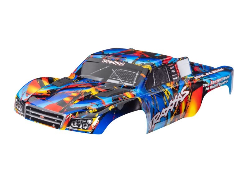 Traxxas Karosserie Slash 4x4 RNR mit Aufkleber & Clipless  5848-RNR