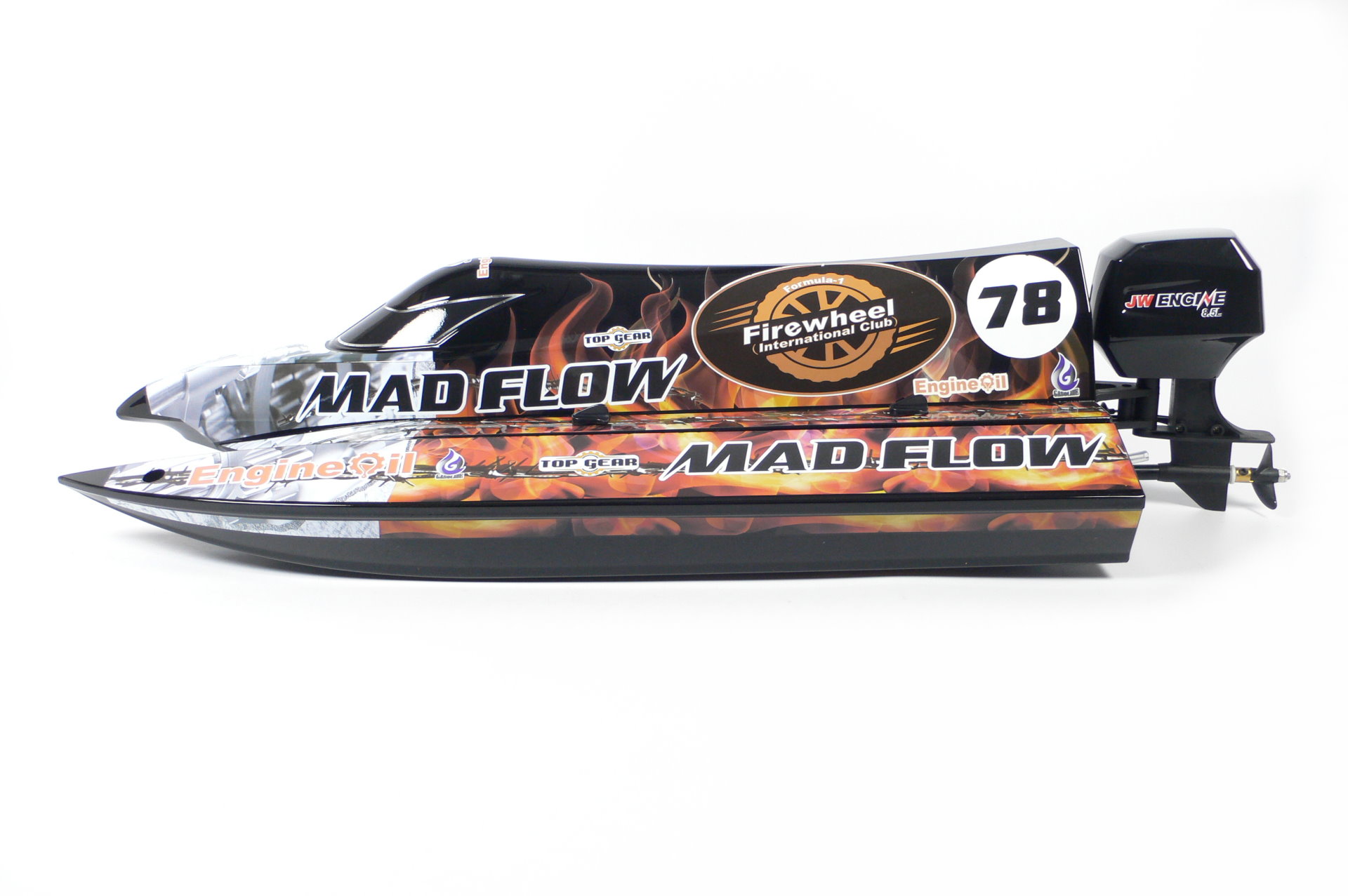 Joysway Mad Flow V3 Formel 1 Boot 590mm Brushless Rennkatamaran 26091 - Abbildung 2