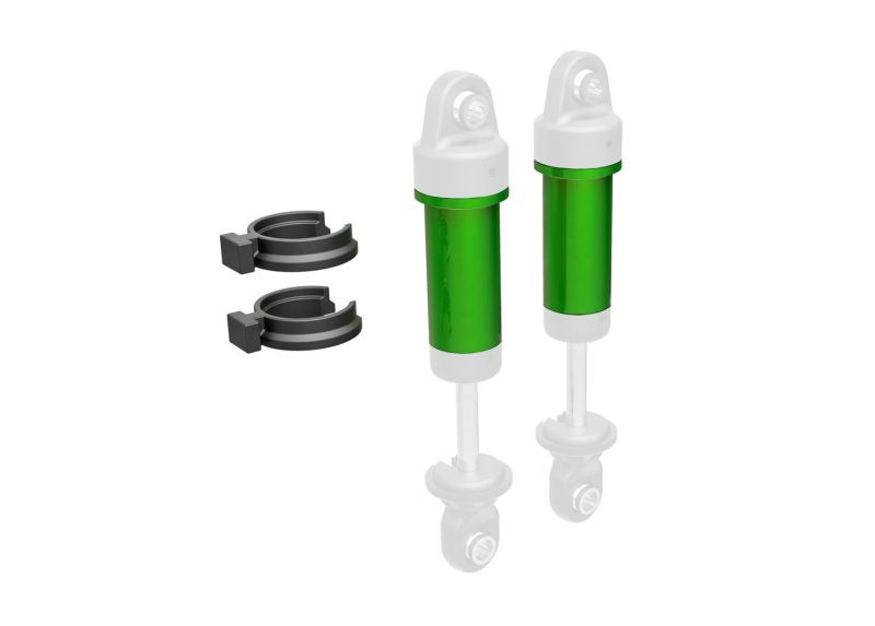 Traxxas GTM Stoßdämpfergehäuse 6061-T6 aluminum (green-eloxiert) (includes 9763-GRN