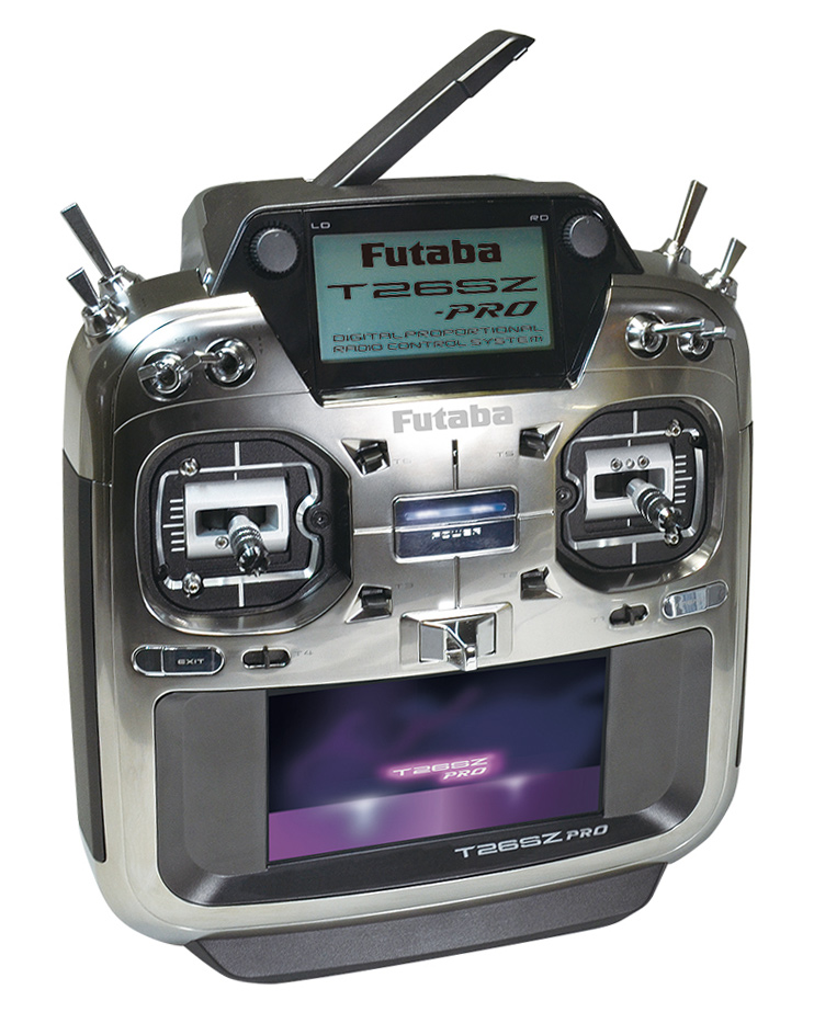 Futaba T26SZ-PRO Fernsteuerung FASSTest26, R7214SB, 2S LiPo FP05003235-3