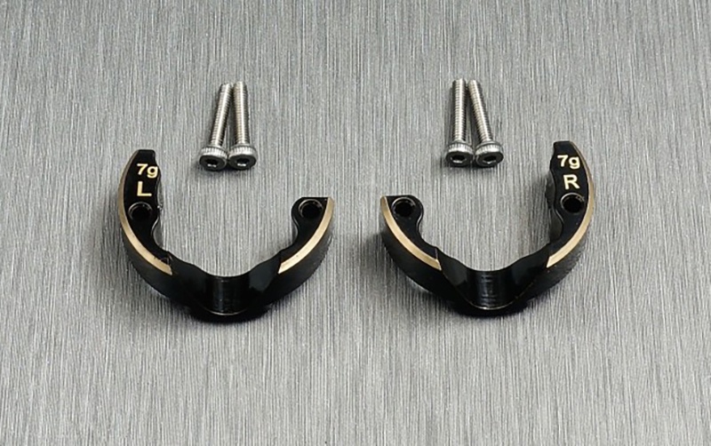 SAMIX Portal-Cover Messing 7g (1) für FMS FCX24 FCX24-4012B