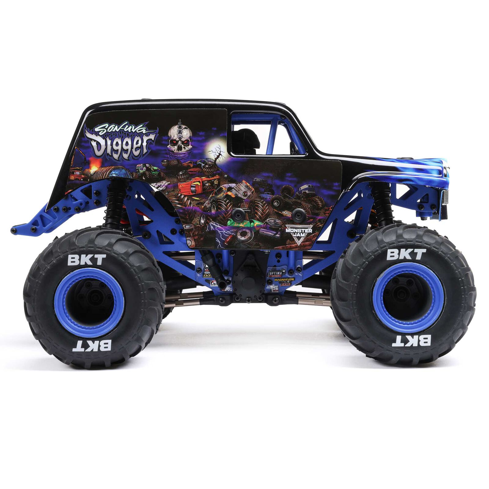 Losi Mini LMT Son Uva Digger 1/18 4WD Monster Truck LOS01026T2